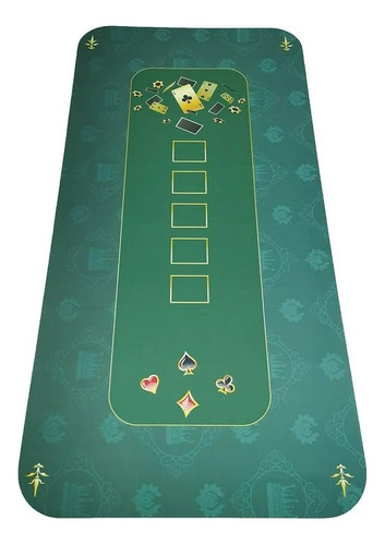Tapete Paño De Póker Portátil 180 Cm Athletic Works Verde