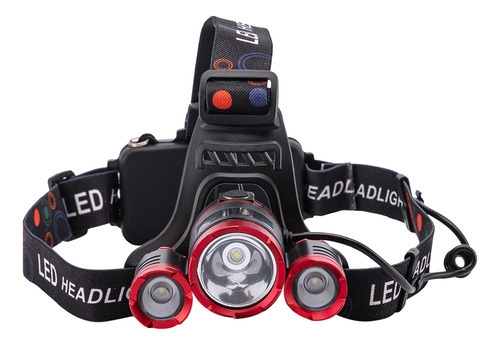 Linterna Led Vincha Minero Recargable Gadnic Profesional