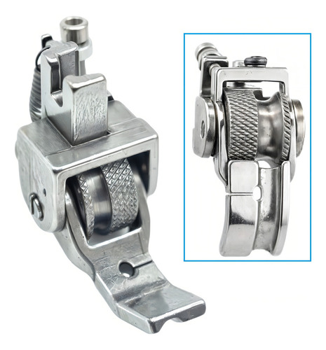Calcador C/ Roda Rolete Pregar Vivo Máquina Reta Industrial