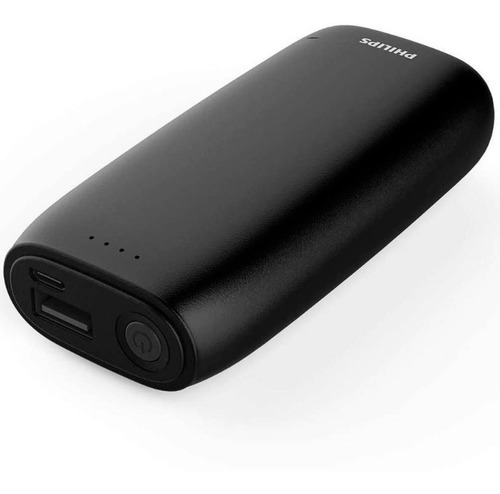 Batería Portatil Power Bank Philips 4000 Mah Negra