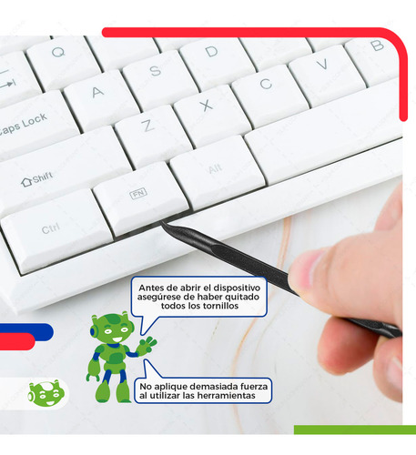 Kit 4 Herramientas De Desmontaje Y Reparación Celulares