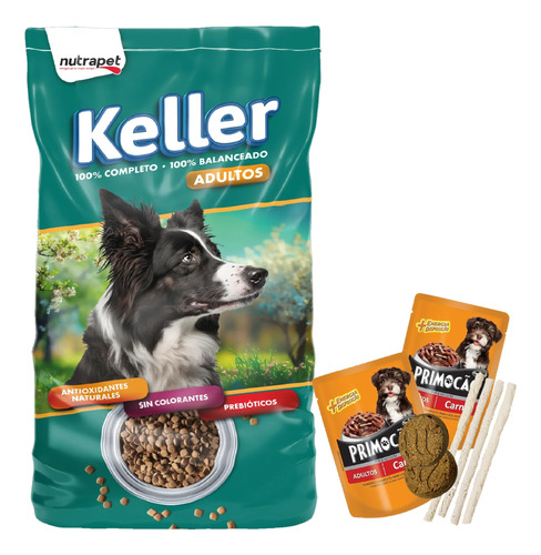 Keller Adulto 22 Kilos+lata Almo+snack