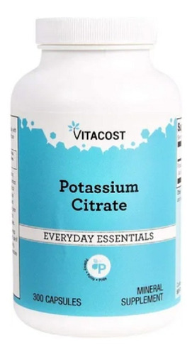 Potassium Citrate 99 Mg 300 Caps Citrato De Potasio Vitacost