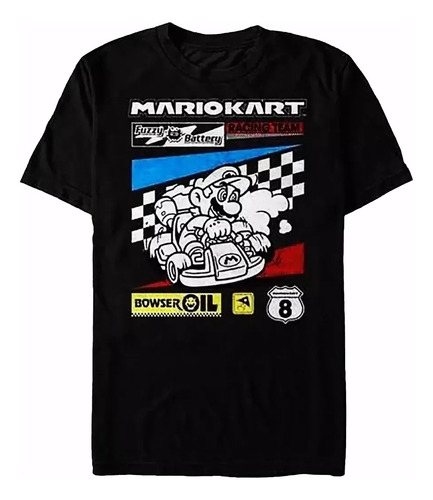Playera Super Mario Bros & Luigi Tee Blanca
