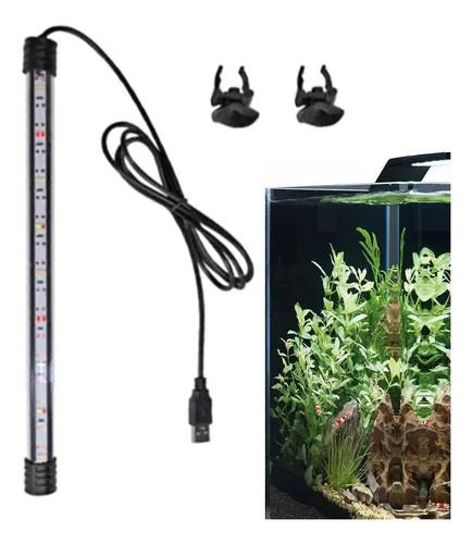 Lámpara De Limpieza UVC Para Acuario - Sumergible, Con Temporizador, Enchufe UE 220V, Elimina Microorganismos