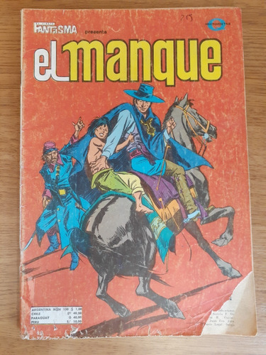 Cómic El Manque Año 6 Número 259 Editora Nacional Quimantú 1972