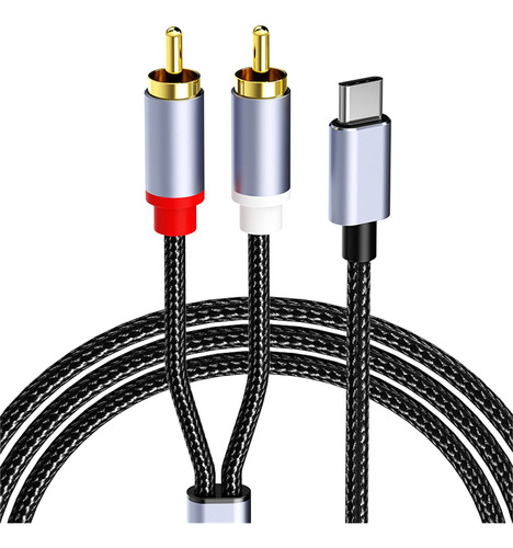 Cable Tipo C A Rca Adaptador De Cable Auxiliar De Audio Esté