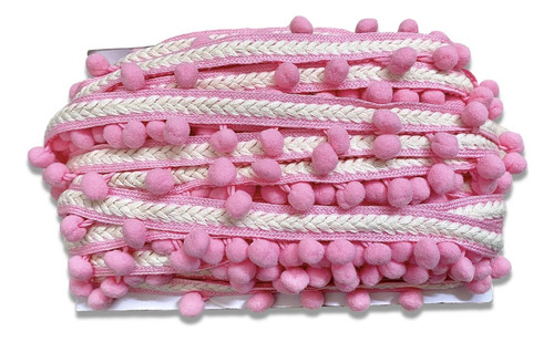 Fleco Pom Pom Trenza