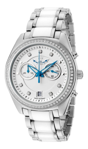 Reloj Swiss White Silver Isw 100% Original 