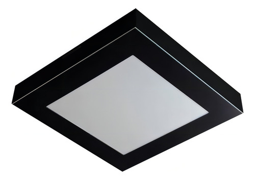Plafon De Sobrepor Led Quadrado Valencia De 25w - 36x36 Cm