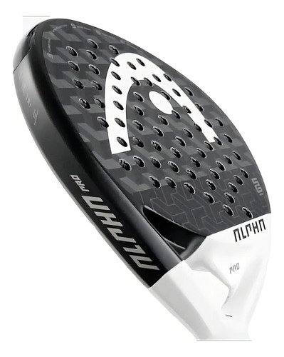 Raqueta De Pádel Head Graphene 360 + Alpha Pro 2021 Color Negro Y Blanco Negro/blanco