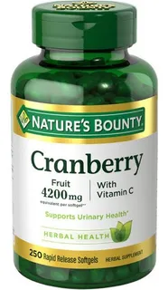Arándano  4200mg 250 Cápsulas De Gel Nature's Bounty
