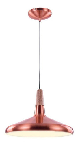 Lámpara Colgante Vintage Acero Para Comedor/cocina Tecnolite Color Rosa