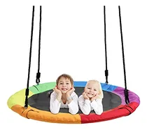Comprar Columpios De Árbol Para Niños Al Aire Libre (arcoíris)