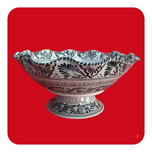 Frutero De Talavera Poblana Grande Color 40 Cm M1 Frt