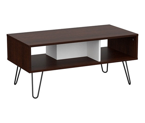 Mesa De Centro Living Ratona Moderna Nordico Industrial