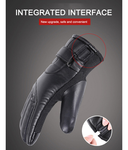Guantes De Ciclismo De Dedo Completo, Calefactados En Invie