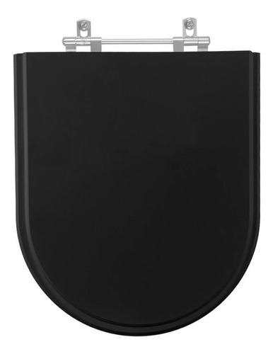 Tampa De Vaso Carrara Ébano (preto) Para Louça Deca Cor Preto