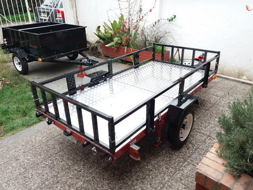 Carro Arrastre Plegable Barandas Atv, 10 Cuotas Sin Interés.