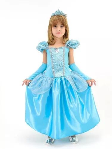 Vestido da Cinderela Luxo - Infantil