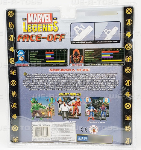 Marvel Legends Face Off Capitao America Vs Br Von Strucker (Usado)