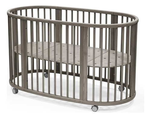 Cama Stokke Sleepi, Gris Nebuloso - Cuna Ovalada Adecuada Pa