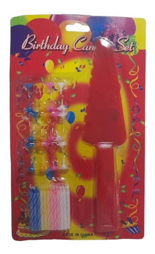 24 Velas Cera Para Pastel Letrero Feliz Cumpleaños Fiesta