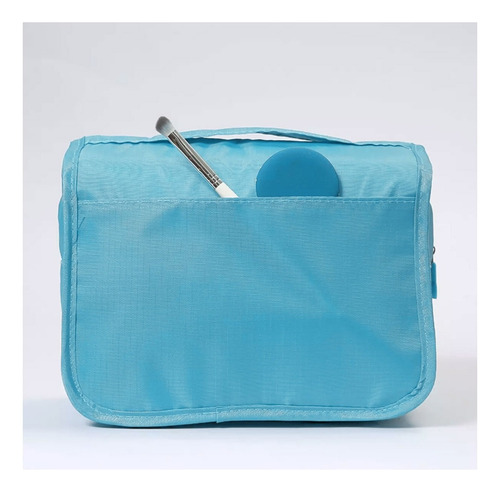Neceser De Viaje Con Gancho Organizador De Articulos Basico Color Azul