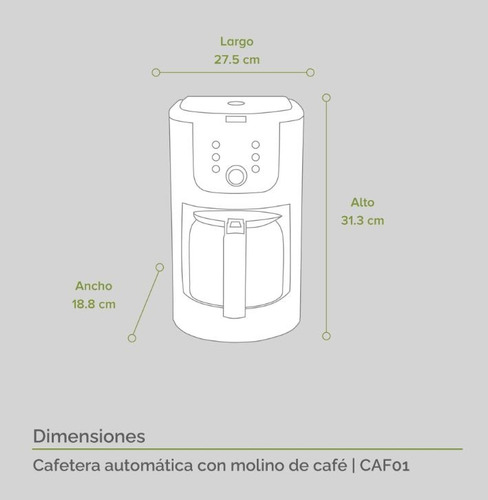 Cafetera Con Molino Integrado Avera