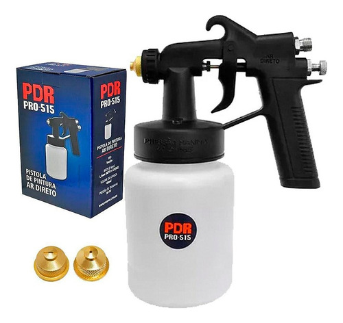 Pistola De Pintura Ar Bico1.2mm Caneca 600ml Ldr2 Pro515