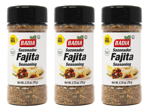 Sazonador Fajita Badia - Libre De Gluten Producto Kosher X 3