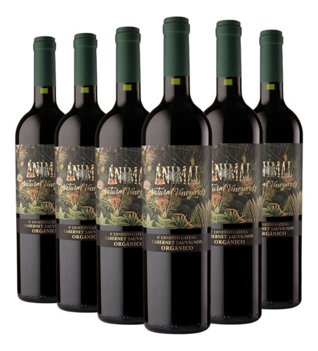 Vino Animal Cabernet Sauvignon Organico Caja X 6 X 750ml. 