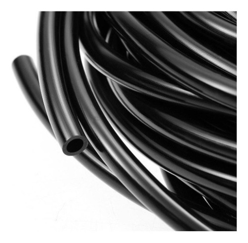 Micro Tubo/tubin Negro Pvc Flexible Riego 4x6 Mm X 100 Mts
