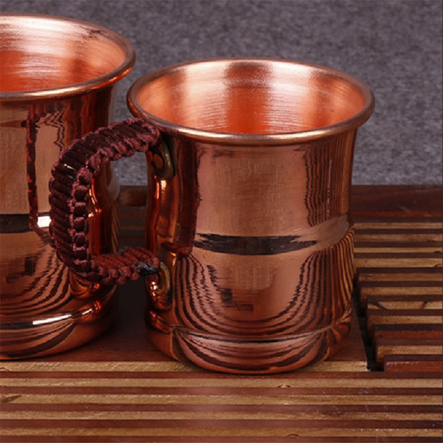 Taza De Cerveza Y Leche Hecha A Mano De Cobre Puro, 400 Ml,