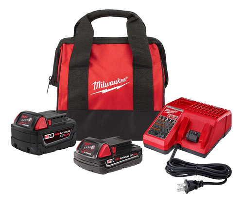 Set Baterías 2 Y 5 Ah Milwaukee M18 48-59-1850tp