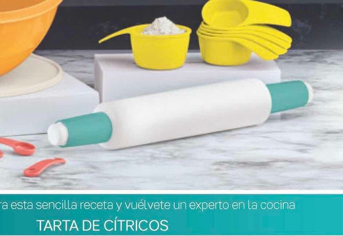 Tupperware Rodillo De Cocina Largo 41 Cm Muy Fácil Amasar