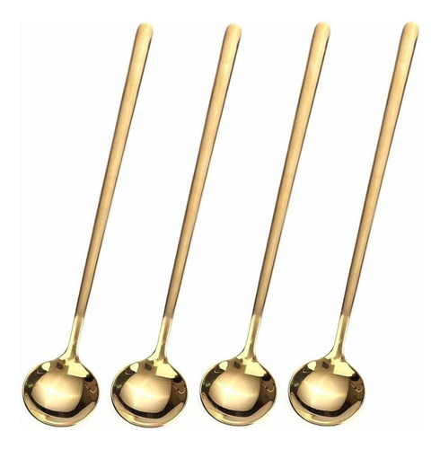 ( U Chef Juego De 4 Cucharas De Café, Cuchara Agitadora,