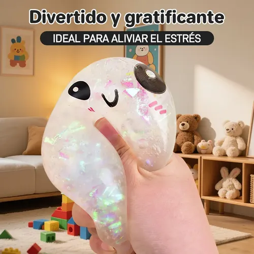 Squishy Dumpling Gigante Con Purpurina – Sorpresa En Caja Ciega, Antiestrés, Regalo Divertido Para Niños Y Adultos