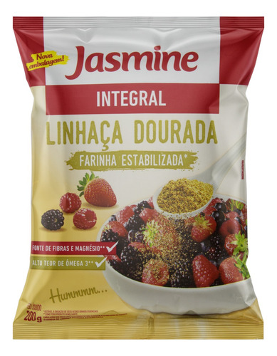 Farinha integral Jasmine  de linhaça dourada 200 g