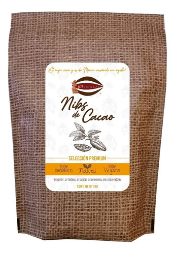 Nibs De Cacao Orgánico 2 Kg