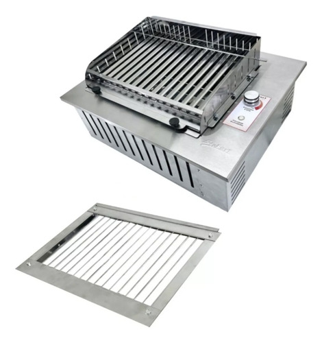 Grill A Gás Inox Grelha Argentina Parrilla + Uruguaia