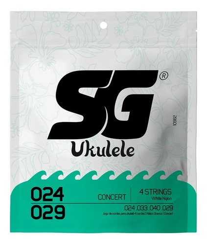 Encordoamento Sg Ukulele Nylon Concerto