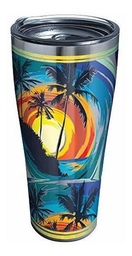 Tervis 1298266 Tropical Beach Vaso Con Aislamiento De Acero 