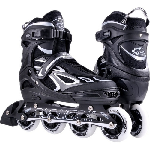 Patines Lineales Papaison Fire08 Tallas 31-39 - Negro