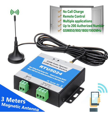 Control Remoto Gsm Apertura Puerta Llamada Gratis Sms 850/90