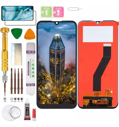 Pantalla Para Motorola Moto E6i Xt2053-5 / E6s Xt2053-1, Xt2053-2, M56df, Mc38d Display Gadget Troops
