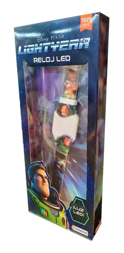 Imagen 2 de 9 de Reloj Led Lightyear Disney Pixar Jeg Dly01170 El Gato