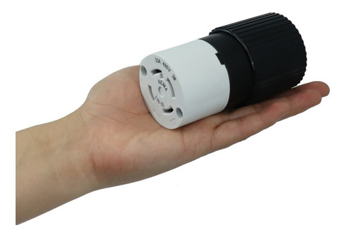 Conector 1/2 Vuelta Bryant 71630nc 4 Hilos 30a 480v 38801480 Color Negro