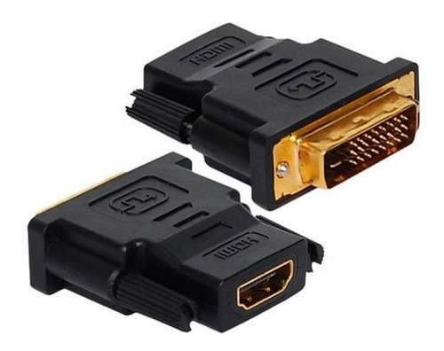 Imagem 1 de 1 de Adaptador Dvi Macho (24+5) Para Hdmi Fêmea Storm