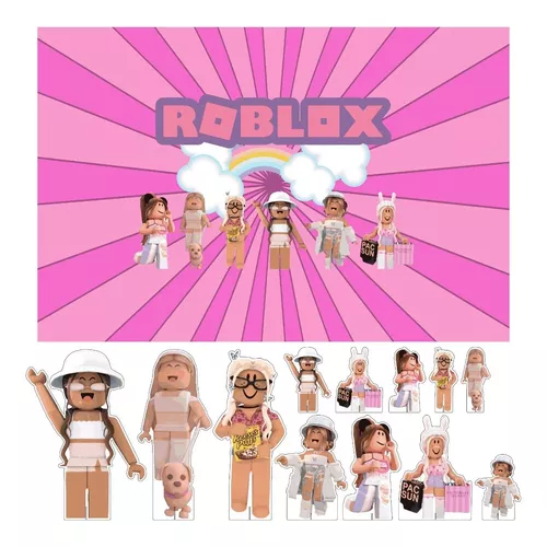 Roblox png personagem rosa